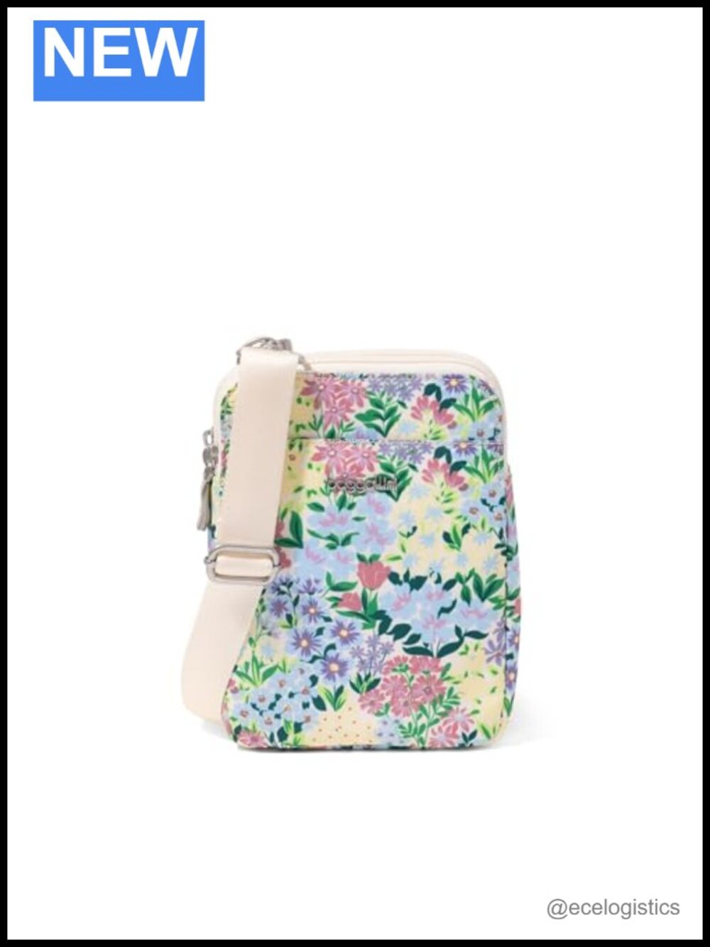 Baggallini Women's Modern Take Two RFID Crossbody Bag Nylon Travel Purse